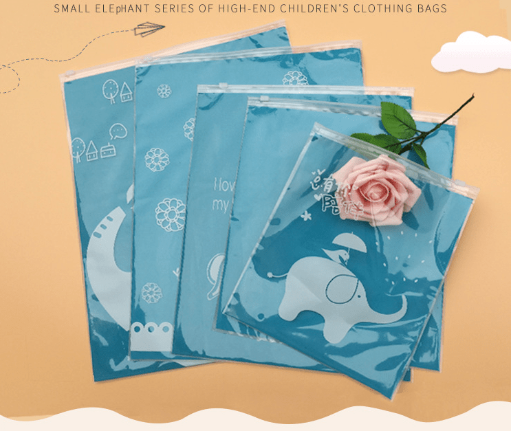 Manufacturers wholesale clothing packaging bags highgrade slider clothing bags E20 QINGDAO